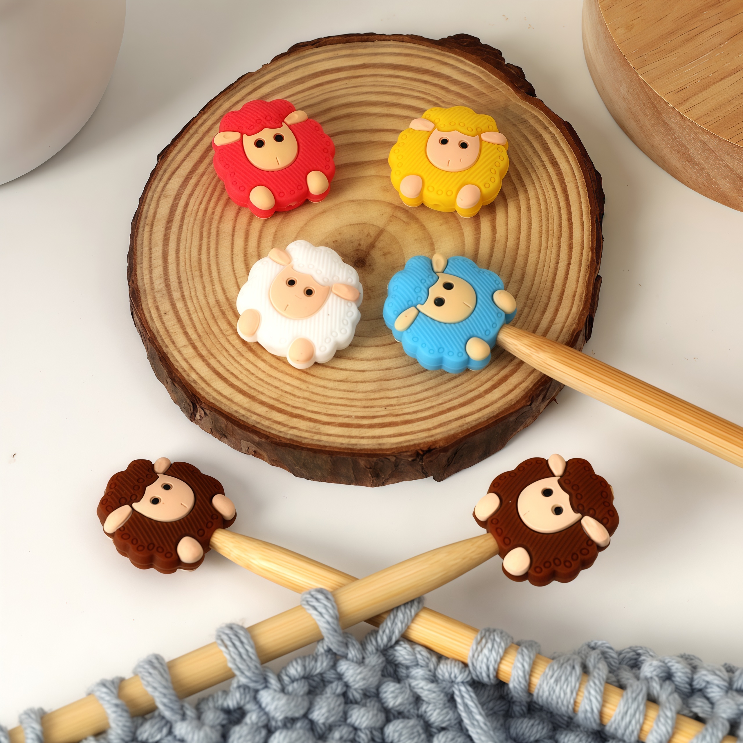 4/6pcs Silicone Little Sheep K - مراجعة Pom Pom Maker Tool وسعره