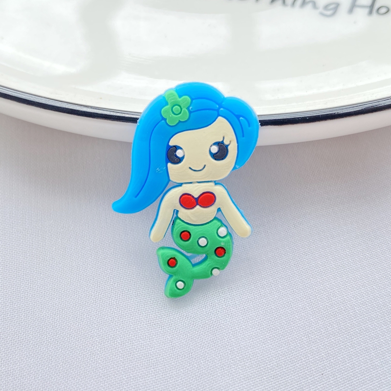 10pcs New Cute Cartoon Mermaid - مراجعة Embellishment Glue Craft وسعره