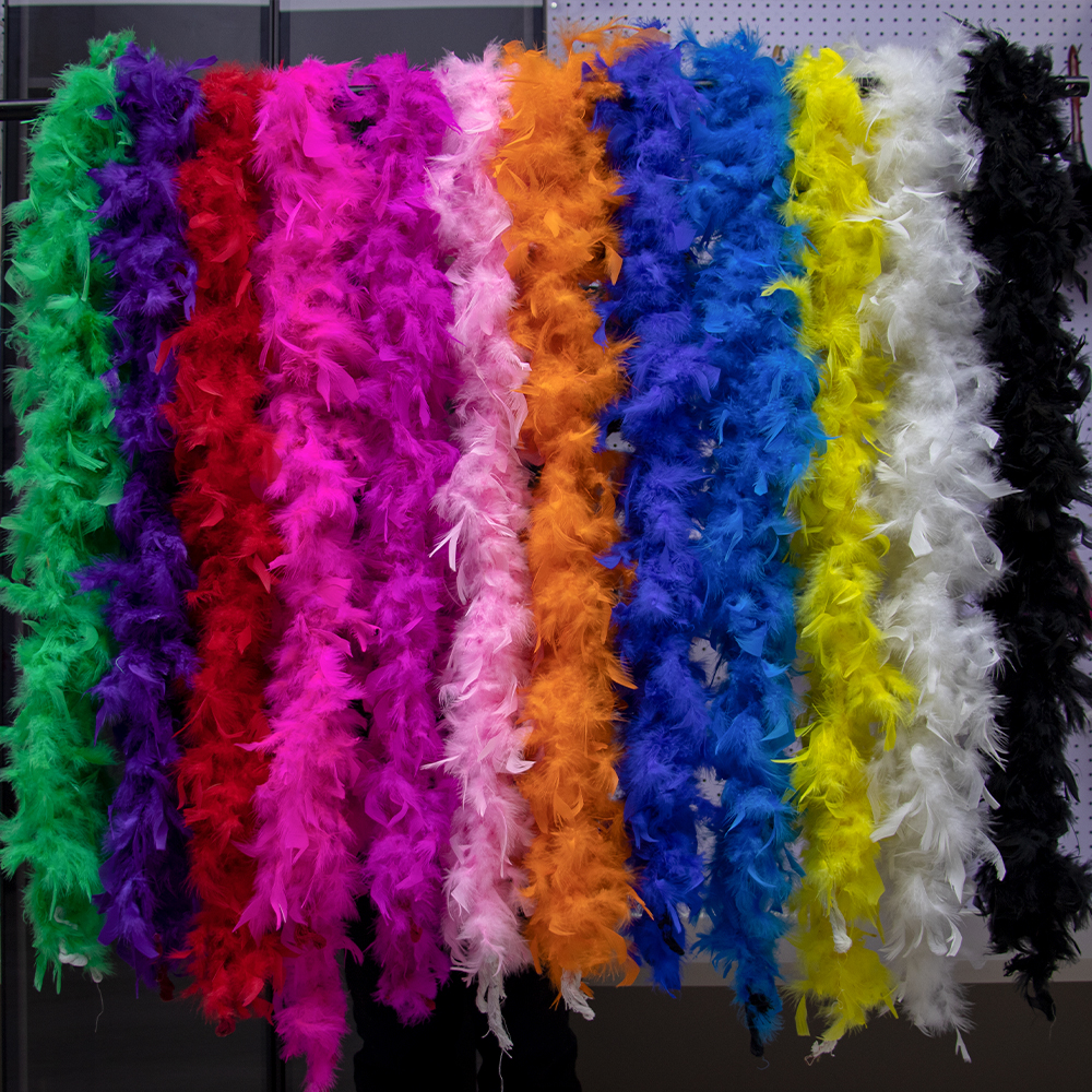 2 Meters Turkey feathers boa 3 - مراجعة Feather Trim Marabou وسعره