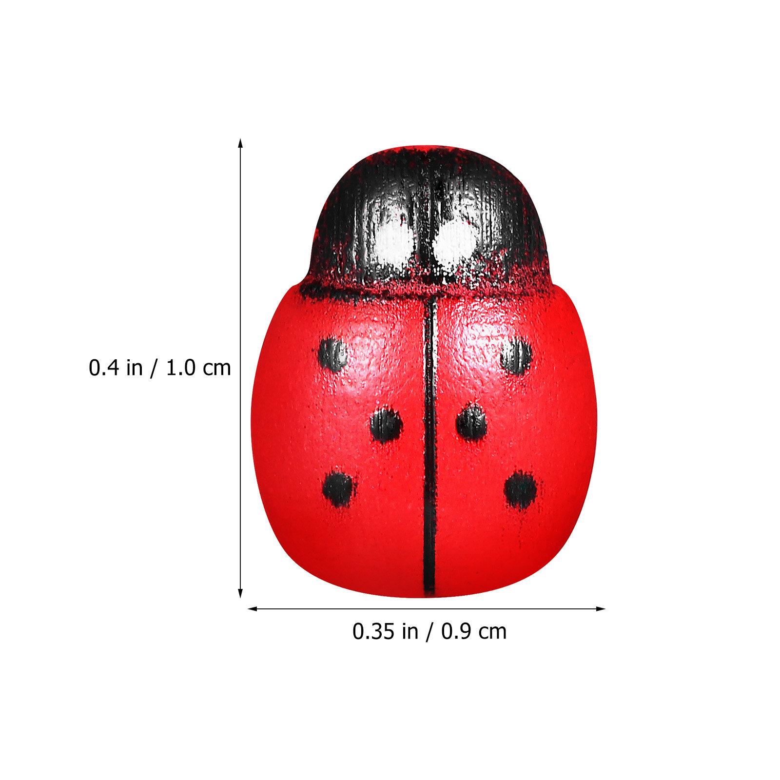 400Pcs Wooden Bee Ladybug Stic - مراجعة Craft Embellishment وسعره