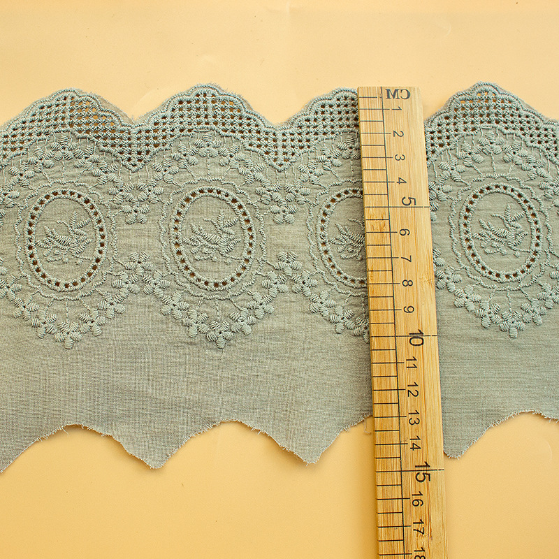 2Yards Colorful  Cotton Embroi - مراجعة Lace Ribbon Trim وسعره