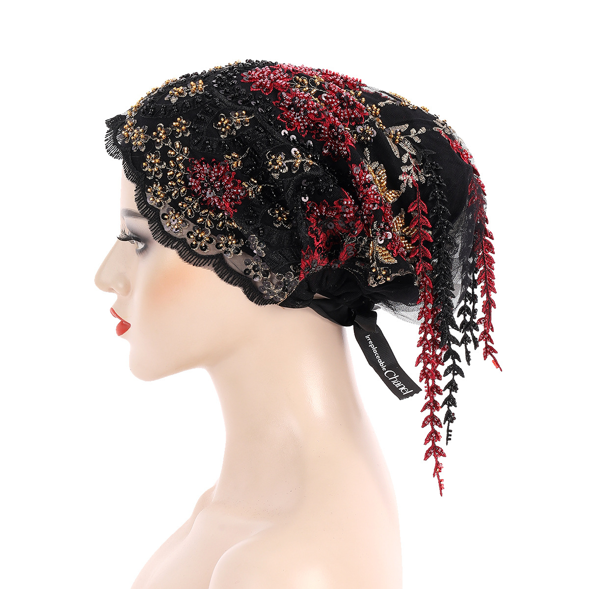 New Ethnic Tassel Headscarf Be - مراجعة Tassel Fringe Trim وسعره