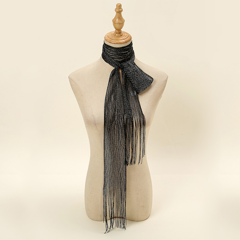 New Fashion Gold Silver Shiny  - مراجعة Tassel Fringe Trim وسعره