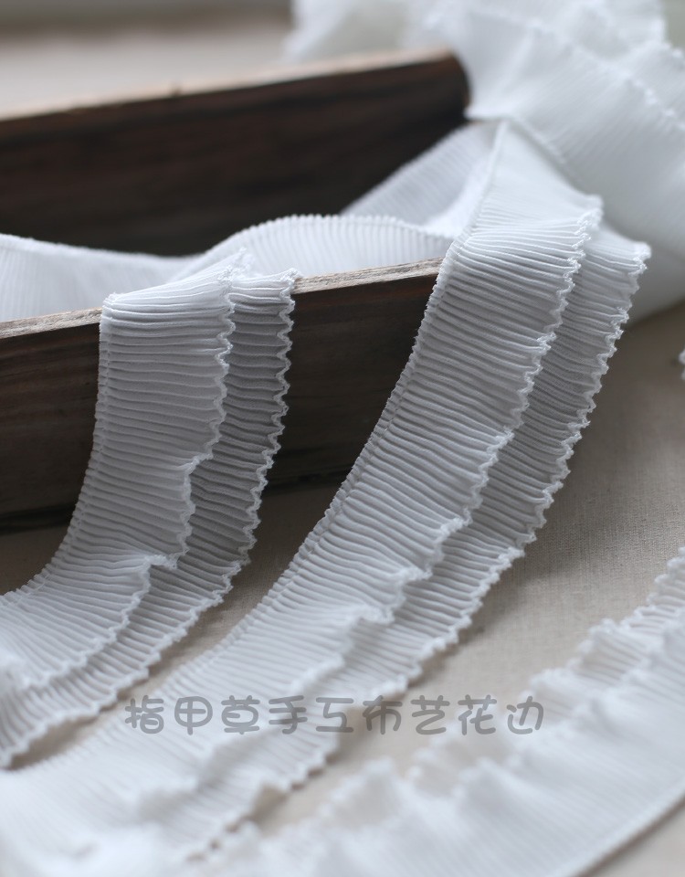 3 Meters Exquisite White Lace  - مراجعة Lace Ribbon Trim وسعره