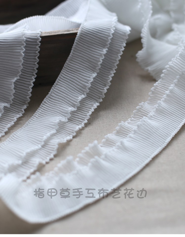 3 Meters Exquisite White Lace  - مراجعة Lace Ribbon Trim وسعره
