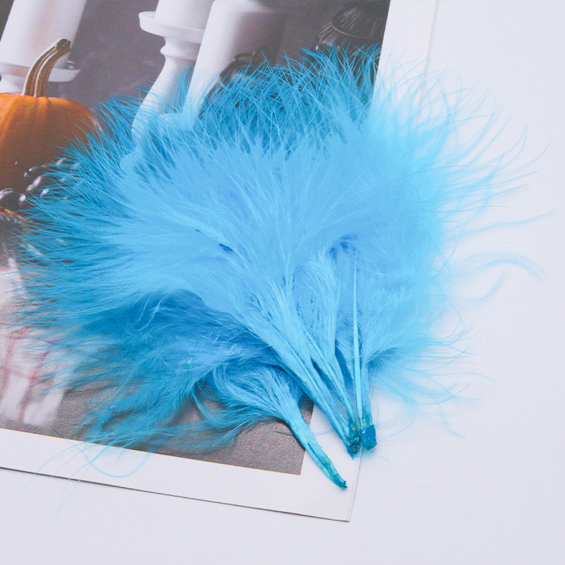 8-12cm Colored Plumas Natural  - مراجعة Feather Trim Marabou وسعره
