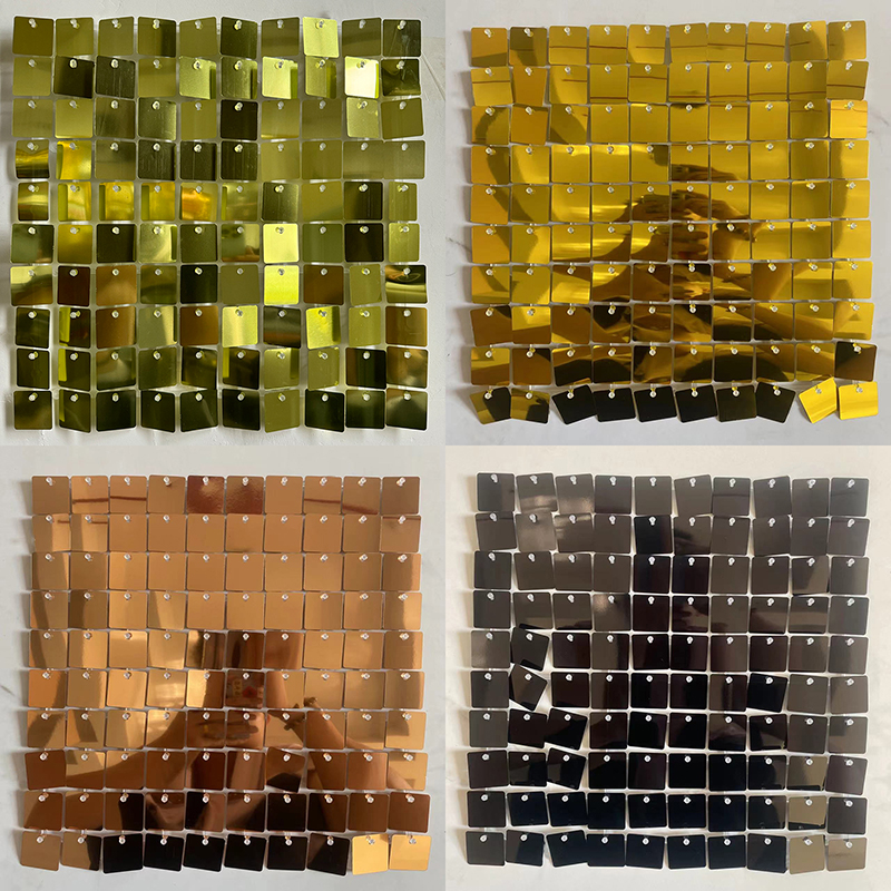 24/30 Square Sequin Panels Gol - مراجعة Sequin Fabric Panel وسعره