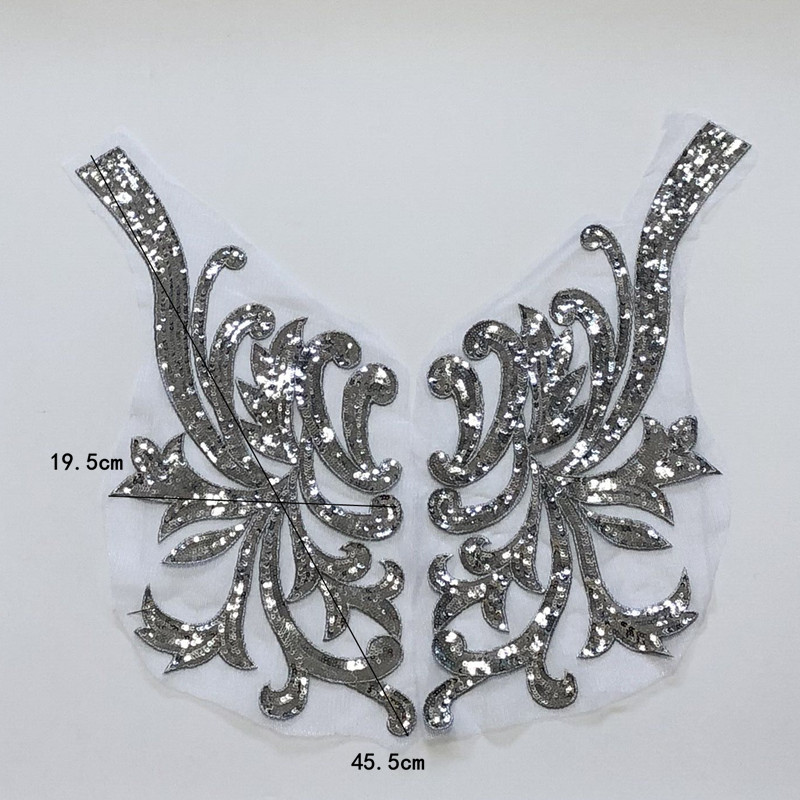 Clothing Gold Sequin Flower Pa - مراجعة Applique Patch Flower وسعره