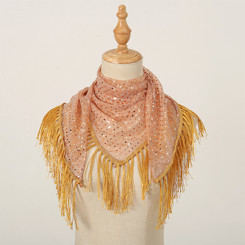2024 Fashion Triangle Scarf Ha - مراجعة Tassel Fringe Trim وسعره