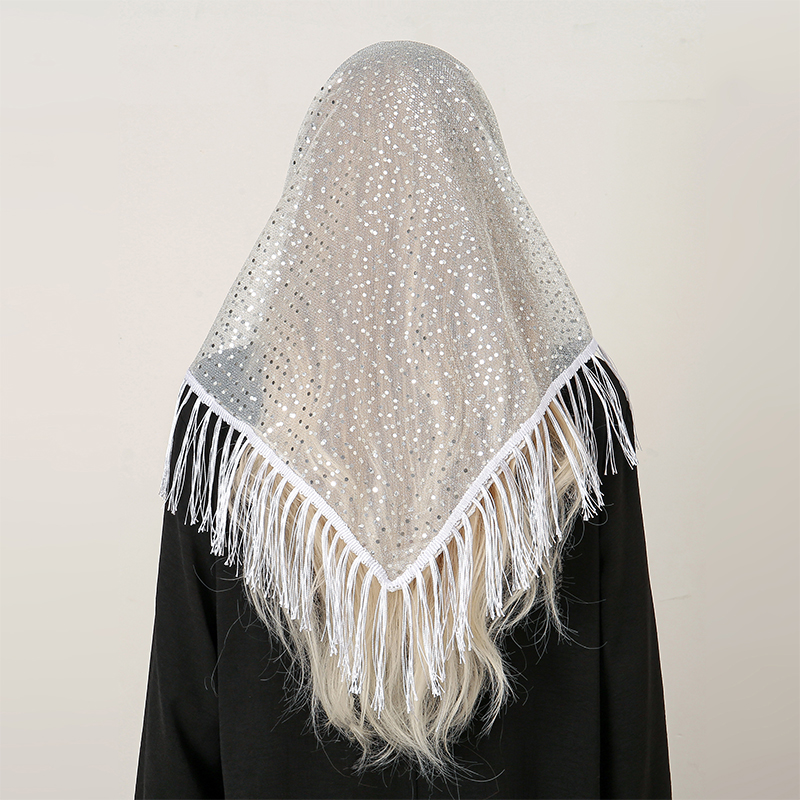 2024 Fashion Triangle Scarf Ha - مراجعة Tassel Fringe Trim وسعره