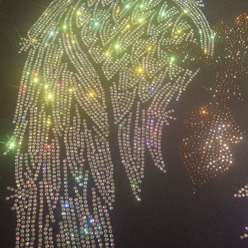 Stylish DIY Clothes Stickers:  - مراجعة Hotfix Rhinestone Sheet وسعره
