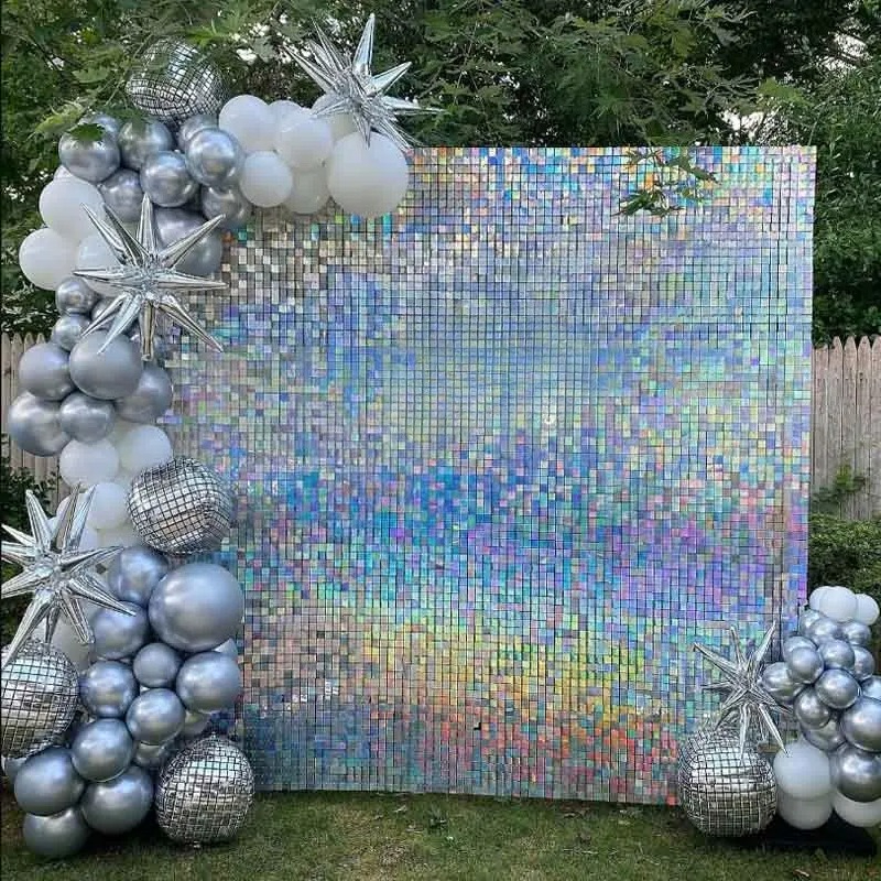 90x180cm Shimmer Wall Backdrop - مراجعة Sequin Fabric Panel وسعره