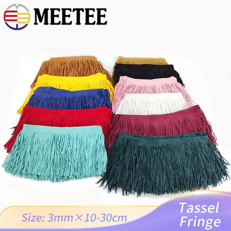 2Meters 10-30cm 3mm Leather Su - مراجعة Fringe Ribbon Sewing وسعره