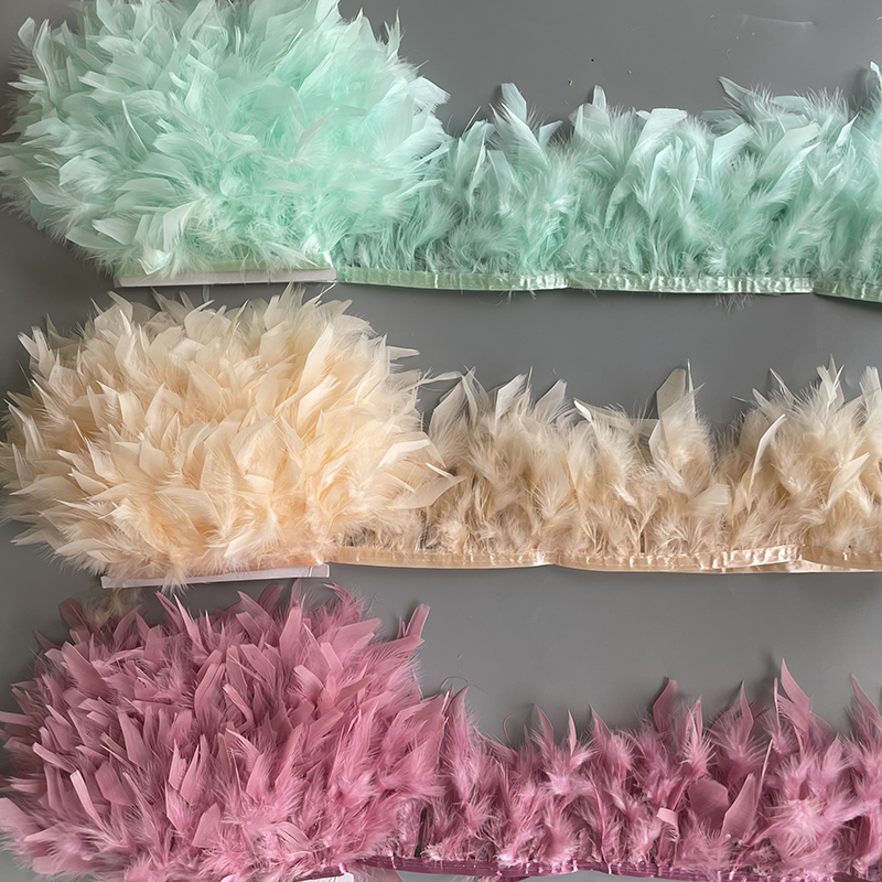 10-15cm Marabou Feathers Trim  - مراجعة Feather Trim Marabou وسعره