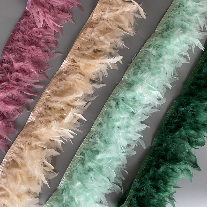 10-15cm Marabou Feathers Trim  - مراجعة Feather Trim Marabou وسعره