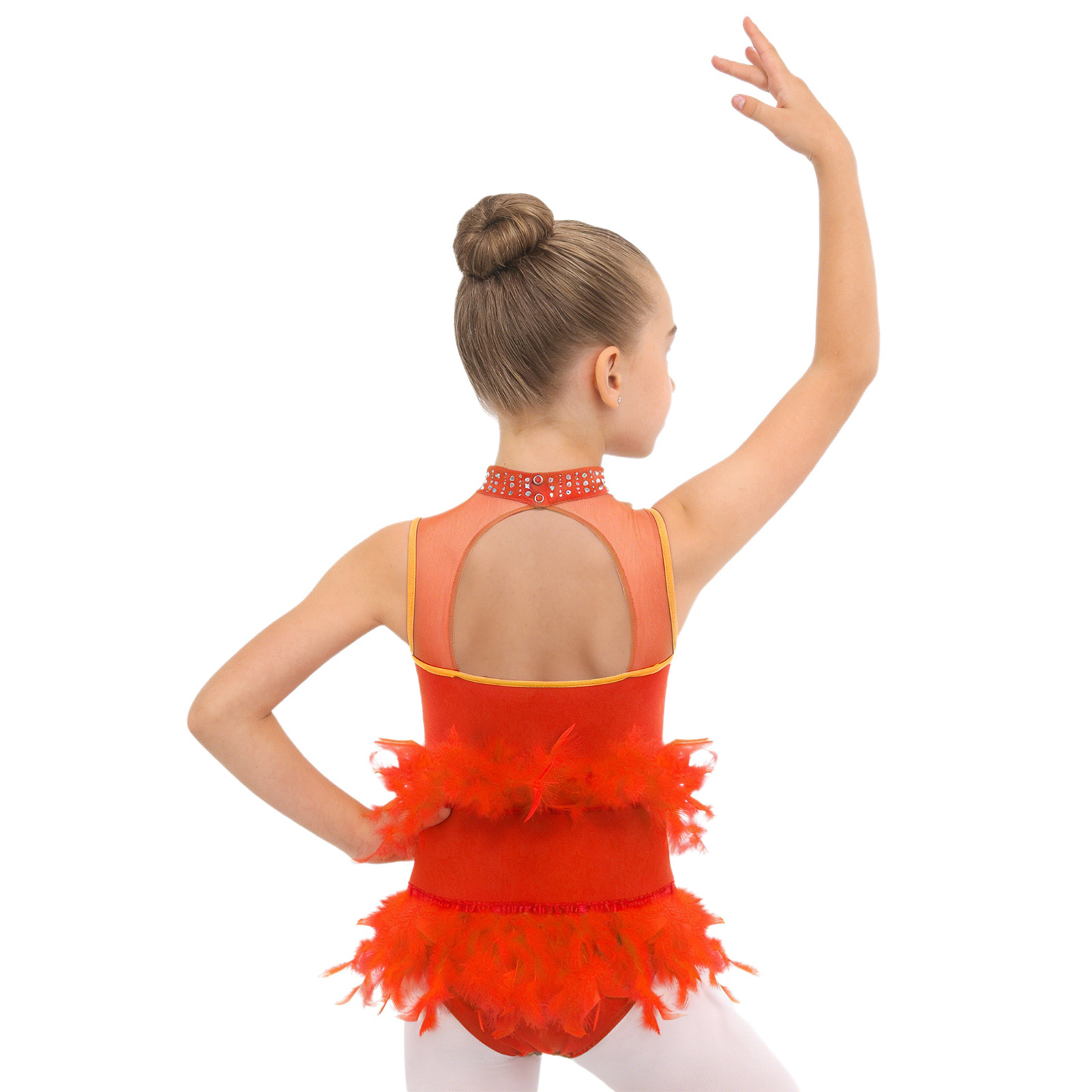 Kids Girls Latin Ballet Dance  - مراجعة Rhinestone Banding Trim وسعره