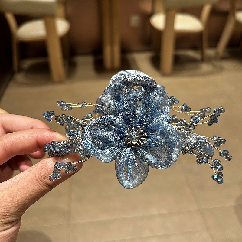 Elegant Korean Hair Accessorie - مراجعة Crystal Mesh Fabric وسعره