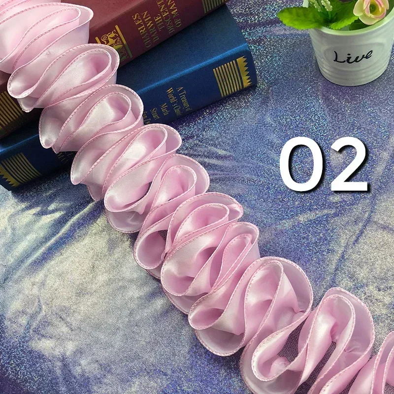 5Yards Pleated Ruffled Trim Sh - مراجعة Fringe Ribbon Sewing وسعره